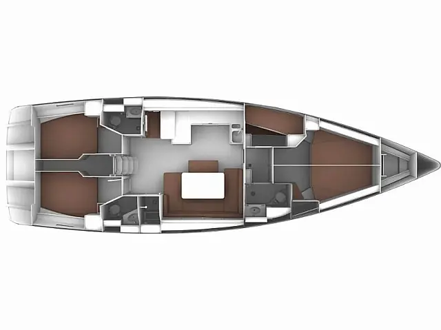 Bavaria 51 Cruiser - [Layout image]