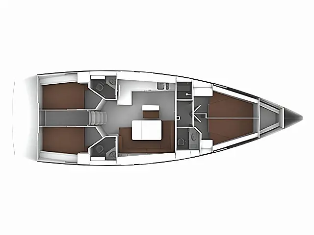Bavaria Cruiser 46 /4cab - [Layout image]