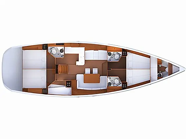 Jeanneau 53 /6cab - [Layout image]