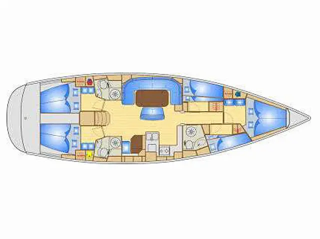 Bavaria 50 Cruiser /5cab - [Layout image]