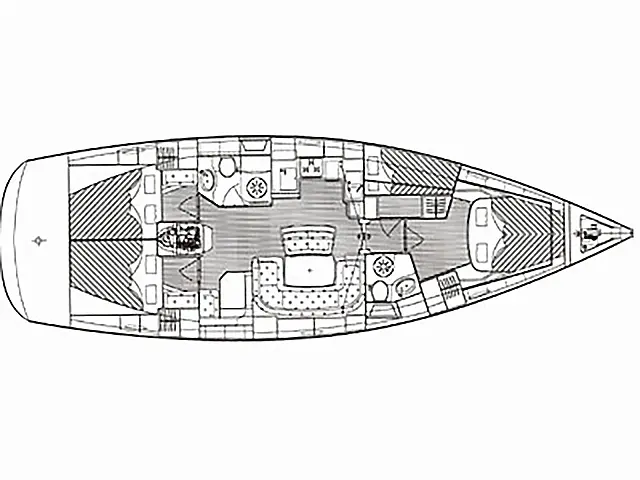 Bavaria 46 Cruiser /4cab - [Layout image]