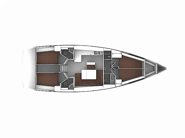 Bavaria Cruiser 46 /4cab - [Layout image]
