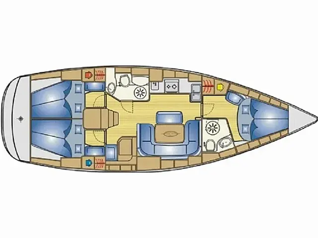 Bavaria 39 Cruiser /3cab - [Layout image]