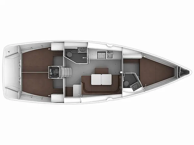 Bavaria 41 Cruiser - [Layout image]