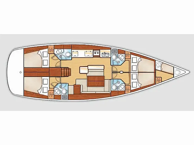 Oceanis 50 Family - [Layout image]