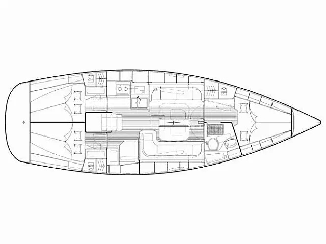 Bavaria 38 Cruiser - [Layout image]