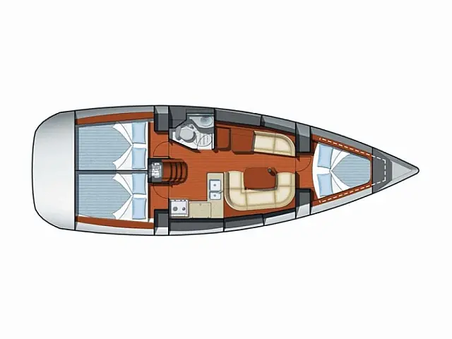 Sun Odyssey 36i - [Layout image]
