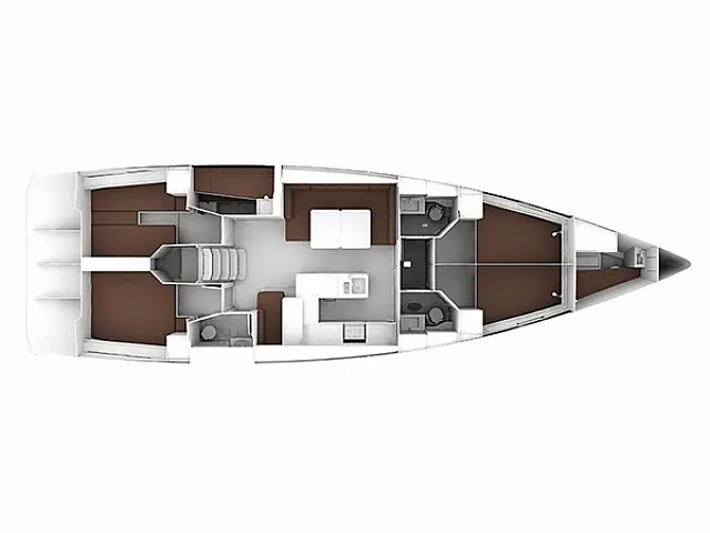 Bavaria Cruiser 56 - [Layout image]