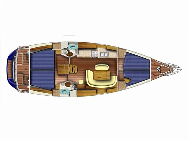 Sun Odyssey 45 - [Layout image]