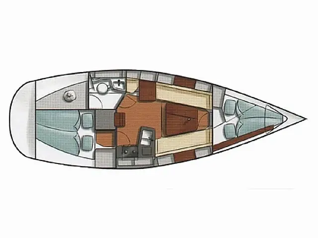 Hanse 315 - [Layout image]