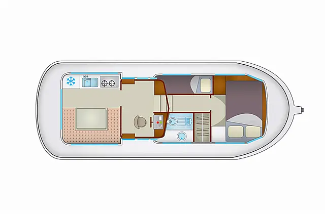 Pénichette 935 W - [Layout image]