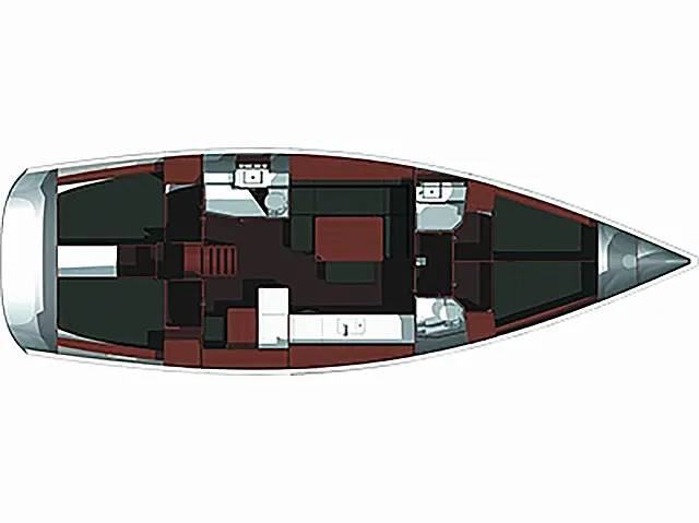 Dufour 450 GL (4 cab.) - [Layout image]