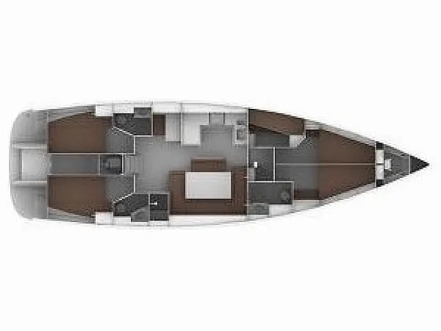 Bavaria 50 Cruiser - [Layout image]