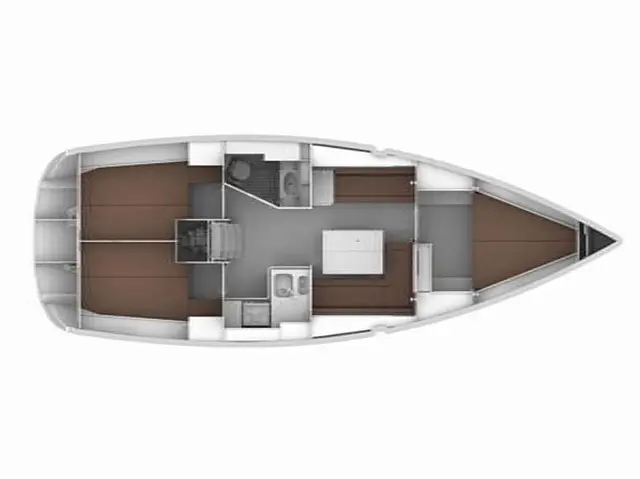 Bavaria Cruiser 36 (3 cab.) - [Layout image]
