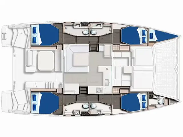 Sunsail 454L - [Layout image]