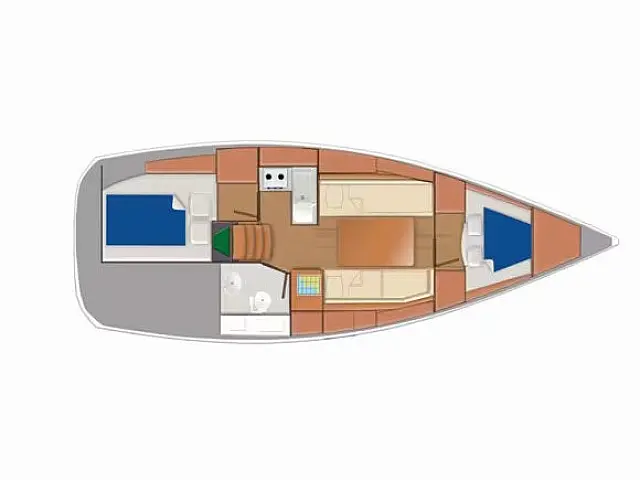 Sunsail Sun Odyssey 319 - [Layout image]
