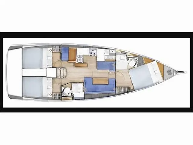 Sun Odyssey 410 - [Layout image]