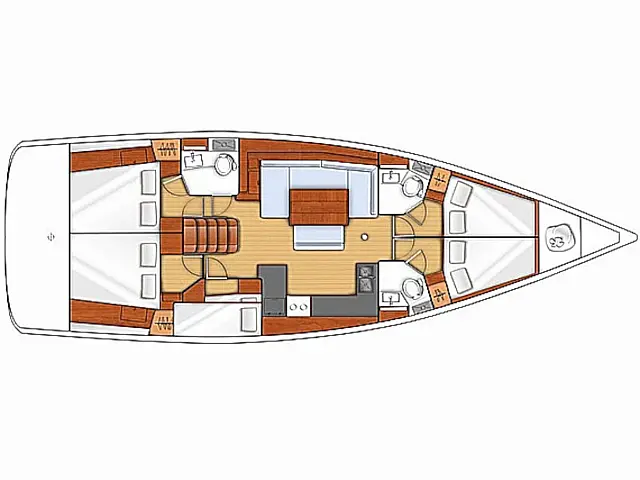 Oceanis 48 - [Layout image]