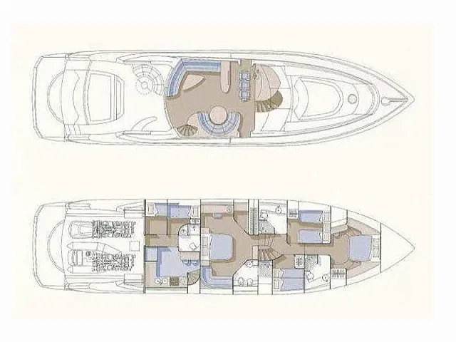 Sunseeker Predator 82 - [Layout image]