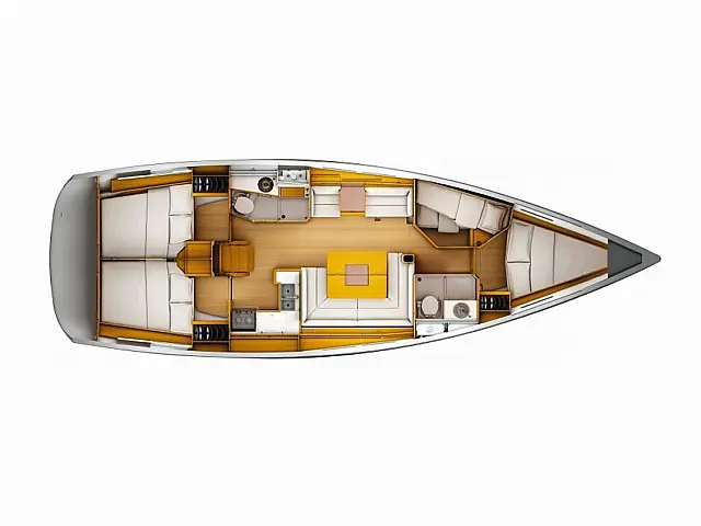 Sun Odyssey 449 - [Layout image]