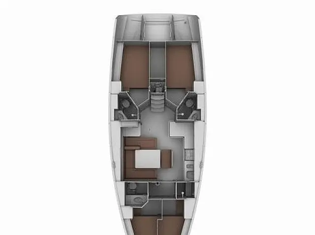 Bavaria Cruiser 45 - [Layout image]
