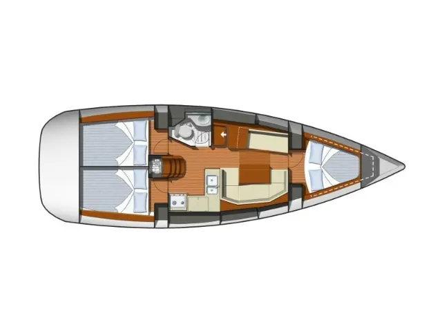 Sun Odyssey 36i - [Layout image]