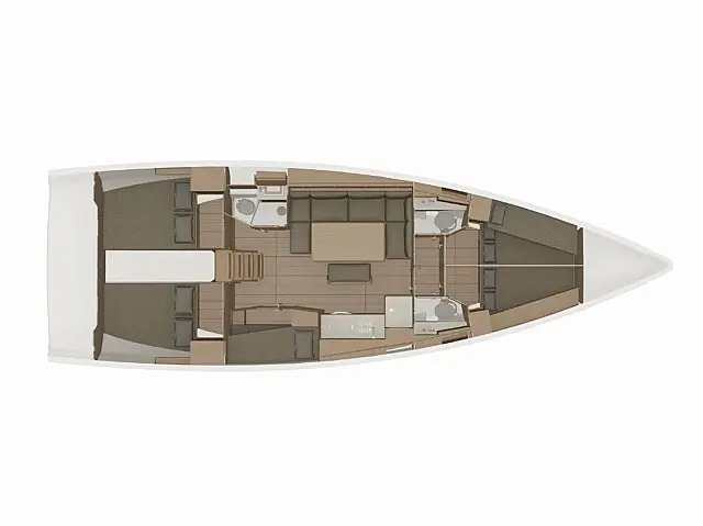 Dufour 460 Grand Large - [Layout image]