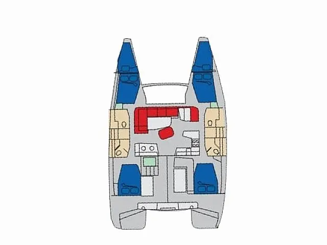 Lagoon 42 - [Layout image]