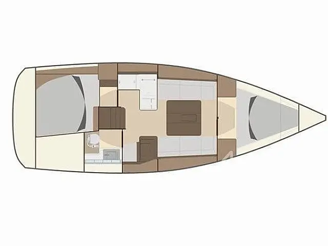Dufour 335 Grand Large - [Layout image]