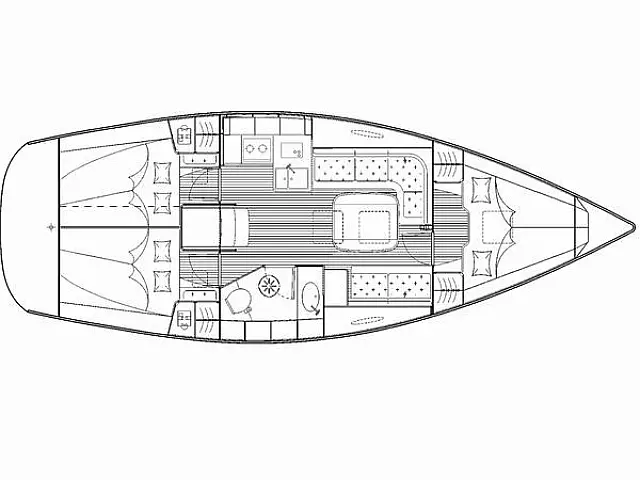 Bavaria 35 C - [Layout image]
