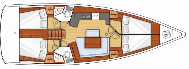 Oceanis 45 - [Internal image]
