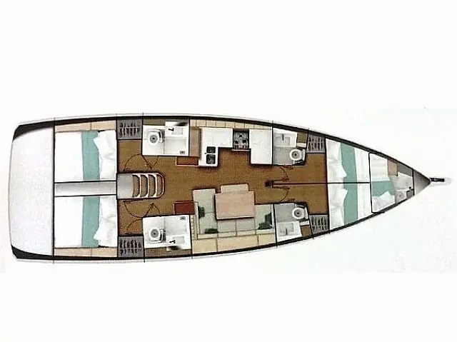 Sun Odyssey 490 - [Layout image]
