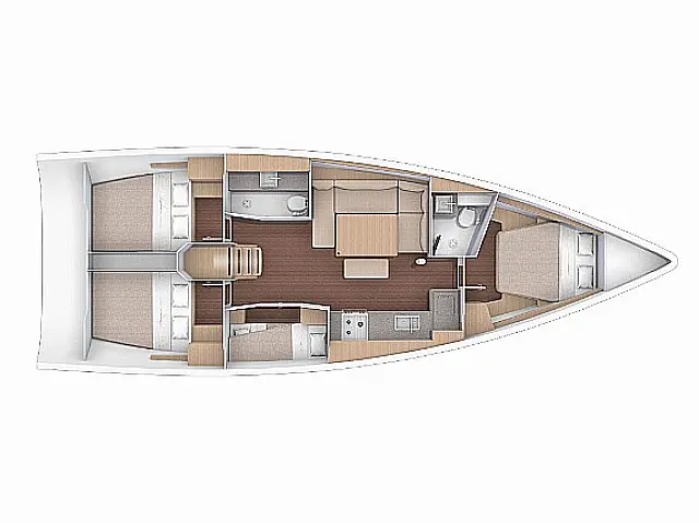Dufour 430 Grand Large - [Layout image]