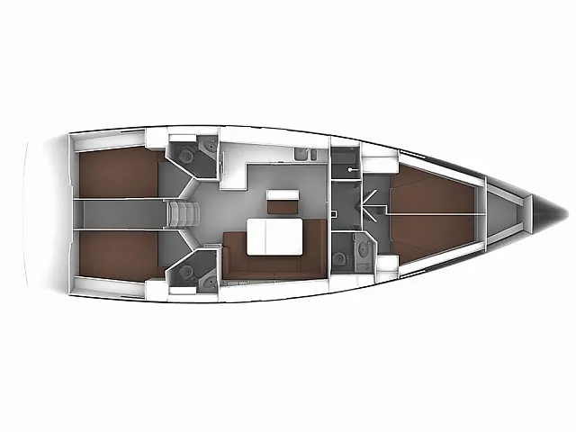 Bavaria 46 BT '20 - [Layout image]