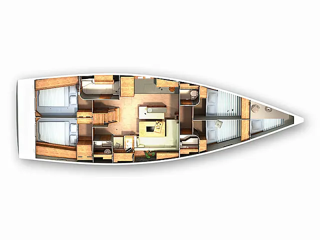 Hanse 505 - [Layout image]