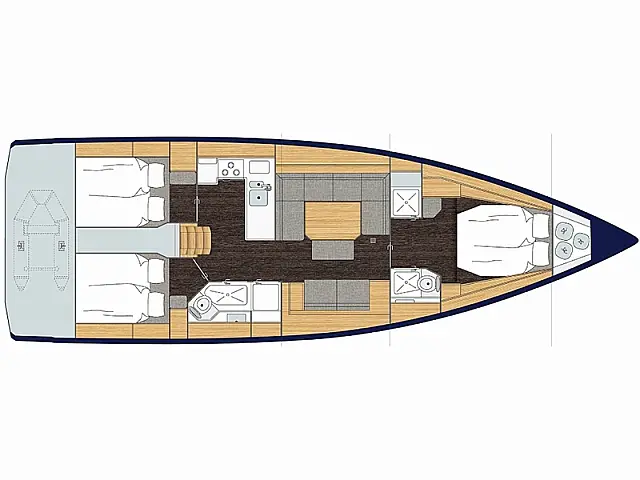 Bavaria C45 Style  - [Layout image]