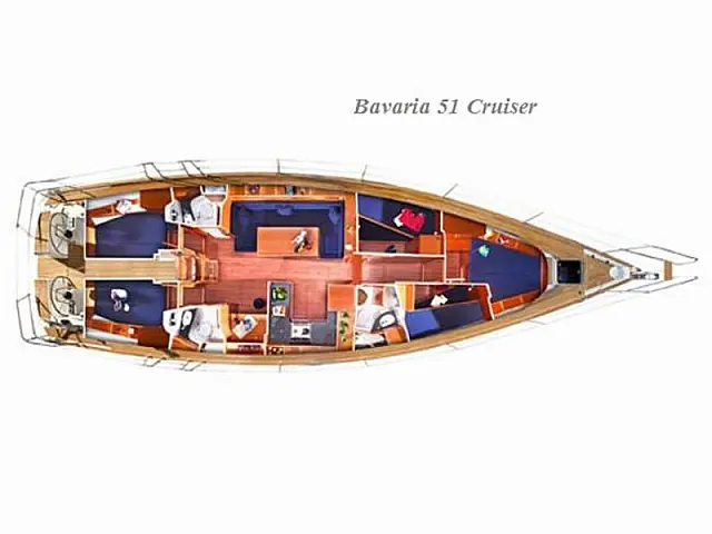 Bavaria 51 Cruiser - [Layout image]