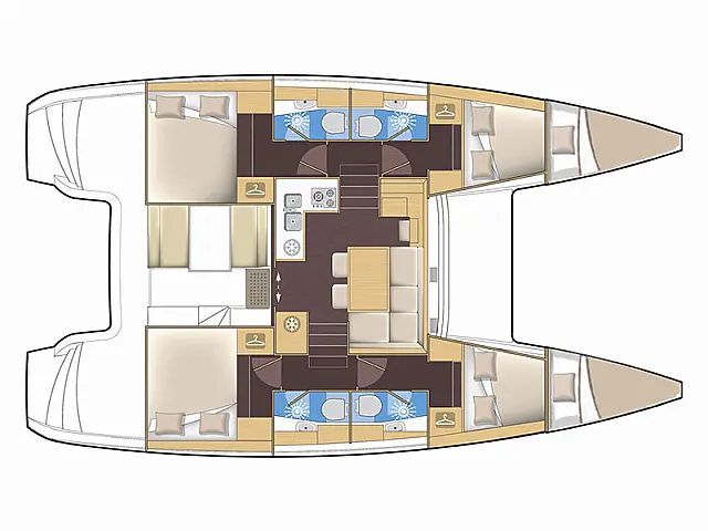 Lagoon 39 2016 - [Layout image]