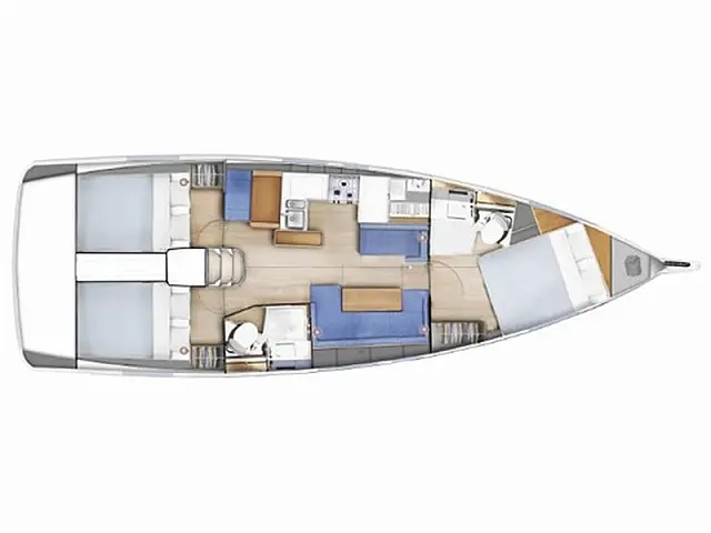 Sun Odyssey 410 - [Layout image]