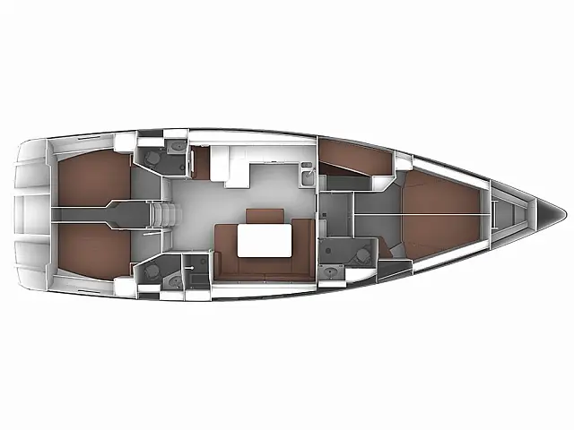 Bavaria 51 BT '17 - [Layout image]