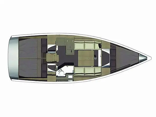 Dufour 350 Grand Large - [Layout image]